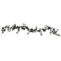 Set of four 6-foot silk Sage Ivy Garland plants from Home & Decor, featuring lush green ivy leaves on flexible garland stems.