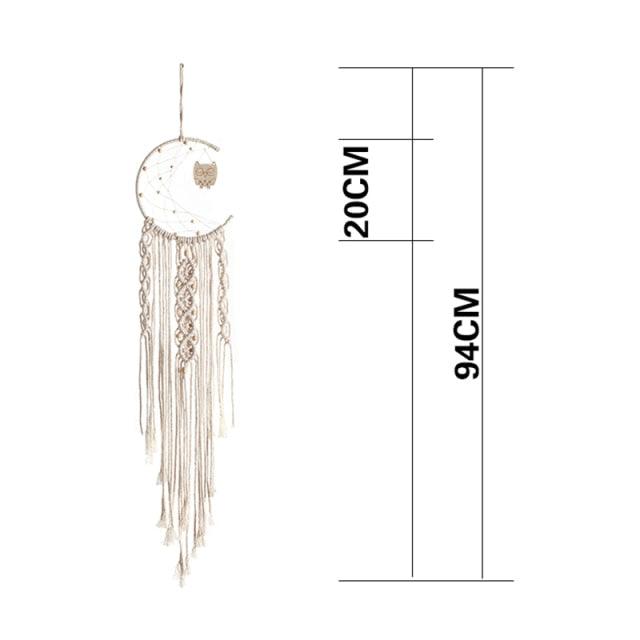 Stevvex leaf wall hanging dream catcher with LED lights, ideal for home decor, teen rooms, dorms, or wedding decorations.