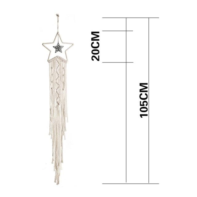 Stevvex leaf wall hanging dream catcher with LED lights, home decor for teens, dorms, or wedding decoration, aesthetic room accessory.