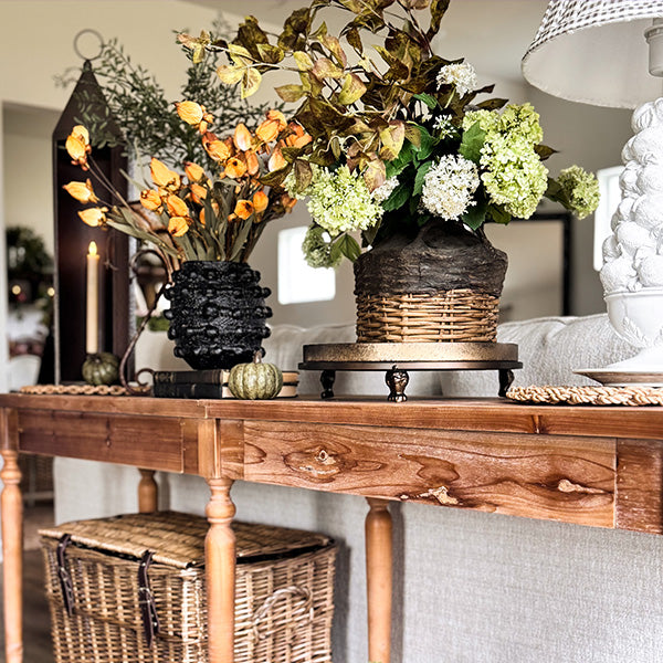 Rustic chimney lantern by Decor Steals featuring a vintage metal frame and glass panels for farmhouse-style decor.